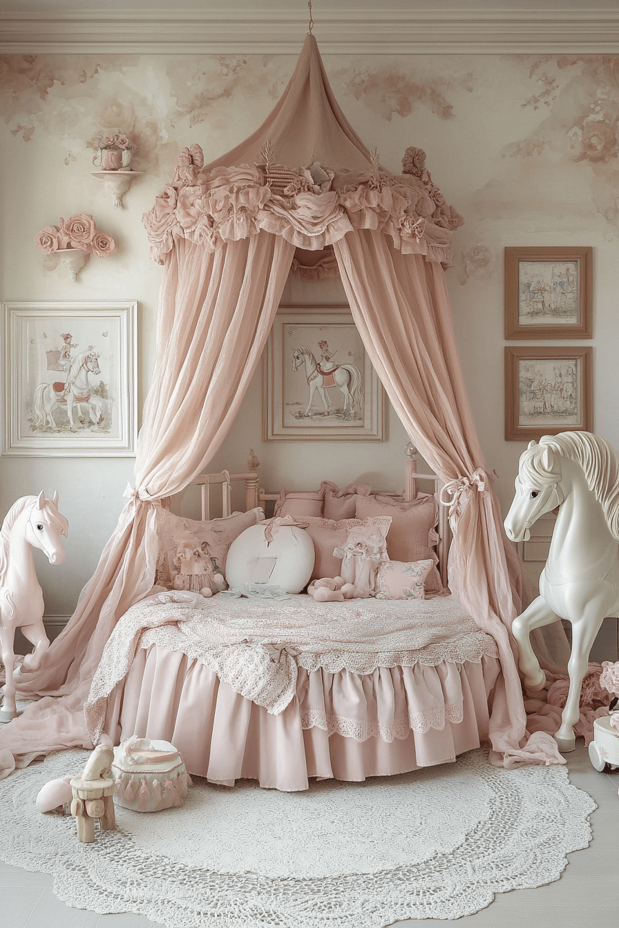 vintage kids room