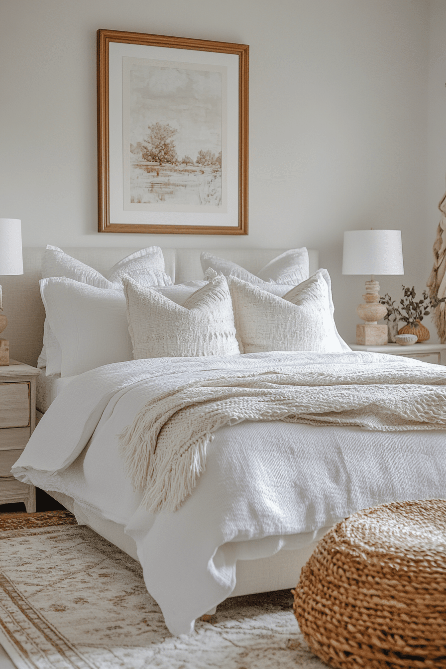 White Boho Bedroom Ideas