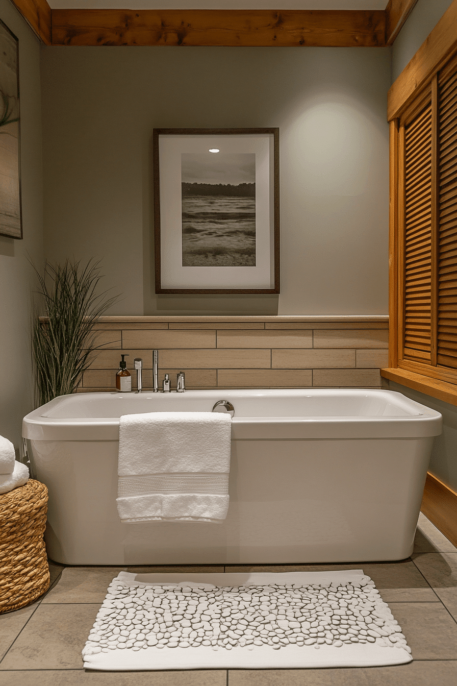 sage green bathroom