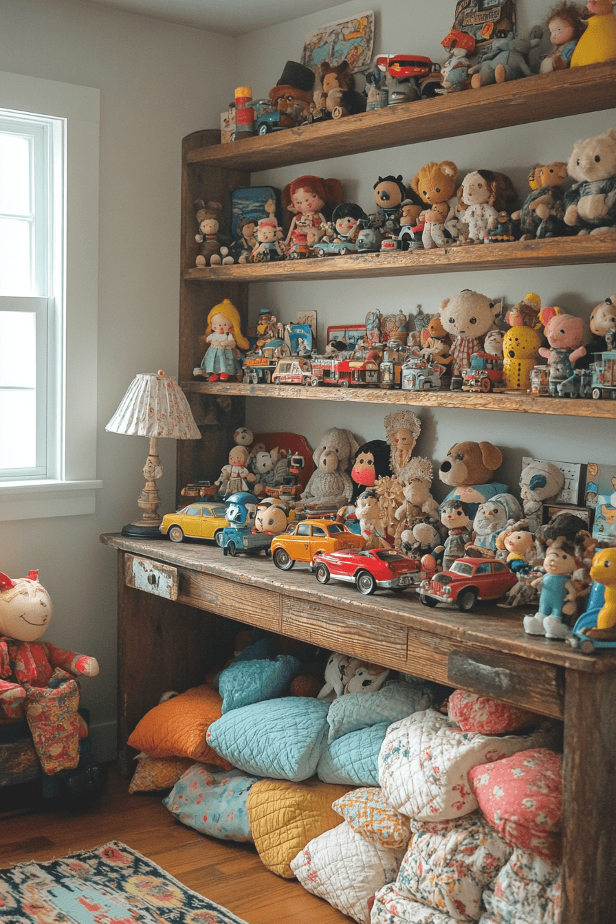 vintage kids room