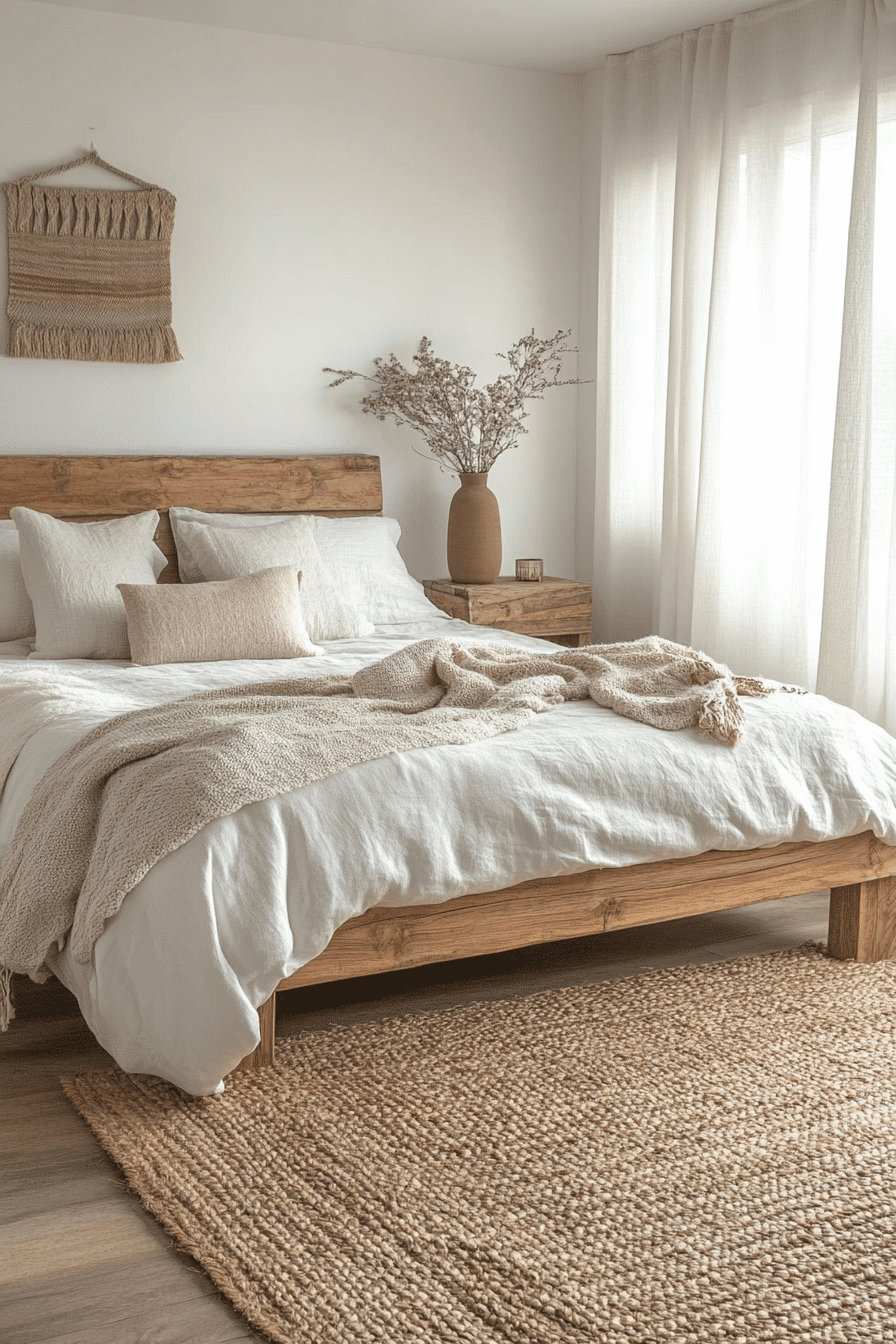 natural wood bedroom ideas