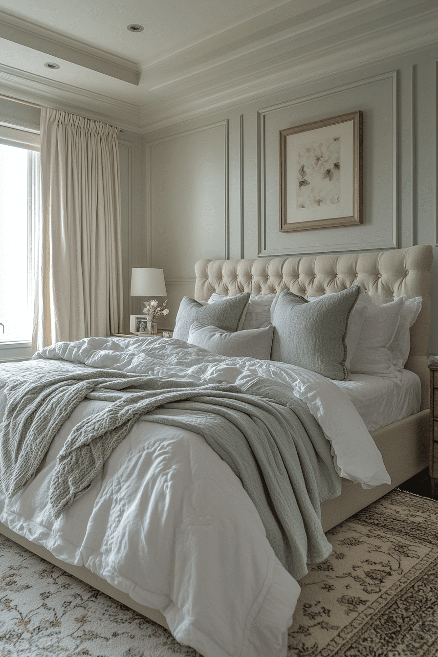sage green bedroom