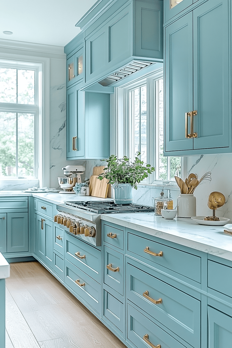 jewel tone kitchen