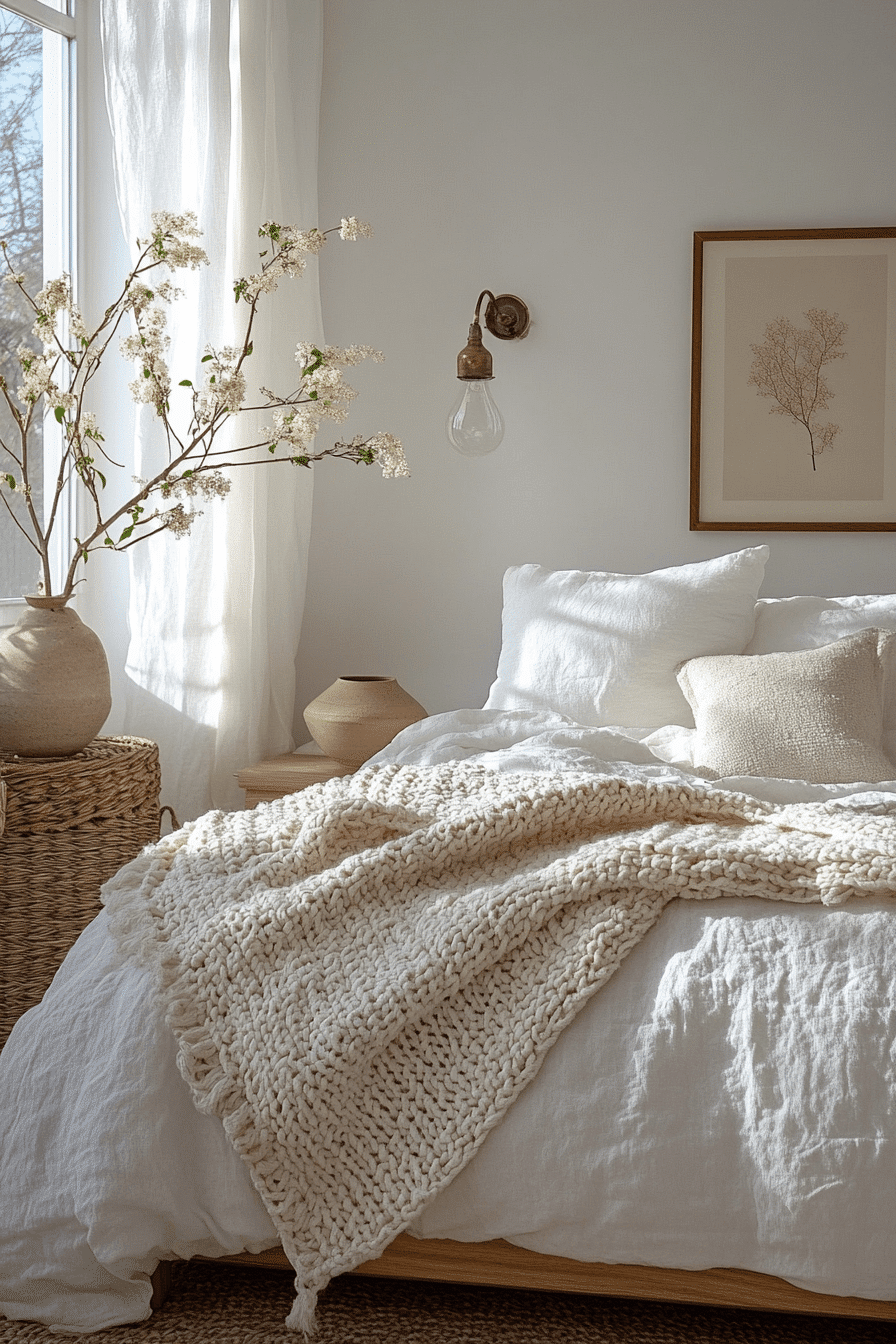 White Boho Bedroom Ideas