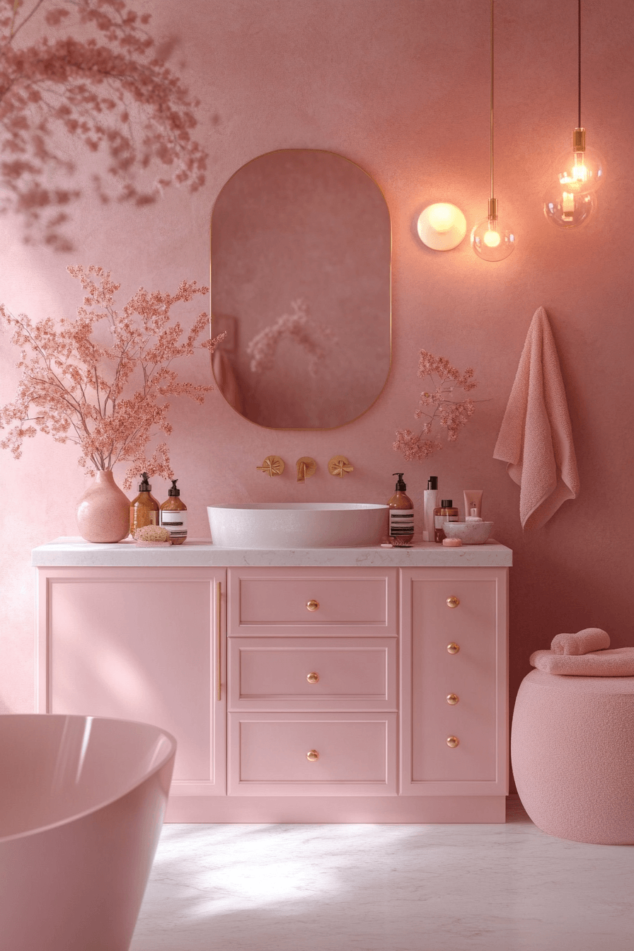 jewel tone bathroom