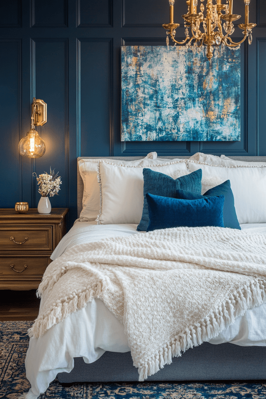jewel tone bedroom
