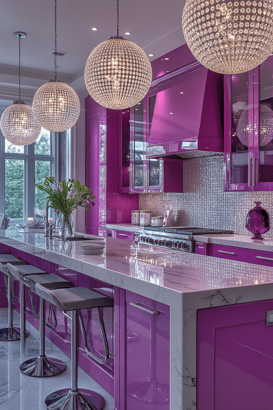jewel tone kitchen
