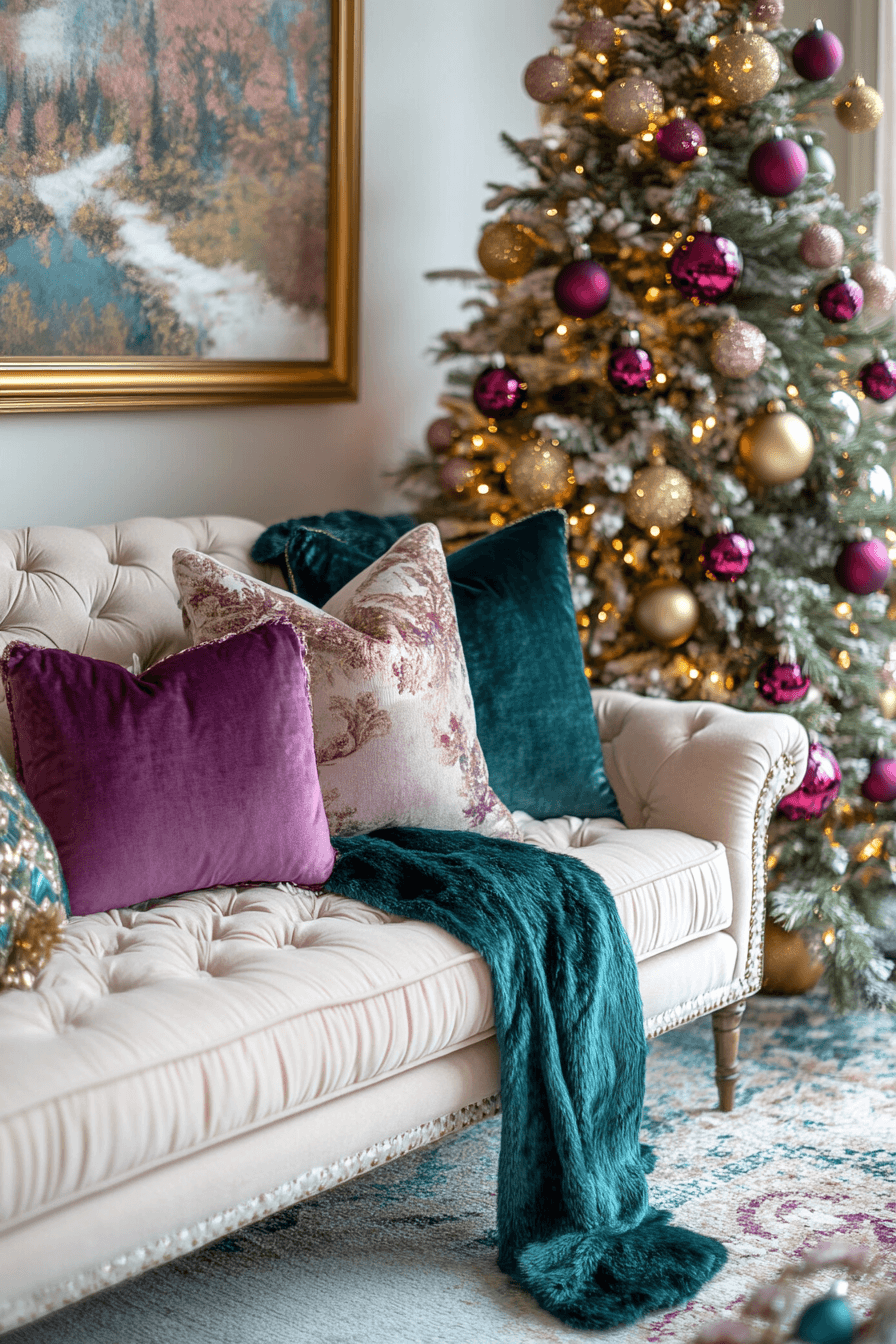 jewel tone christmas decor