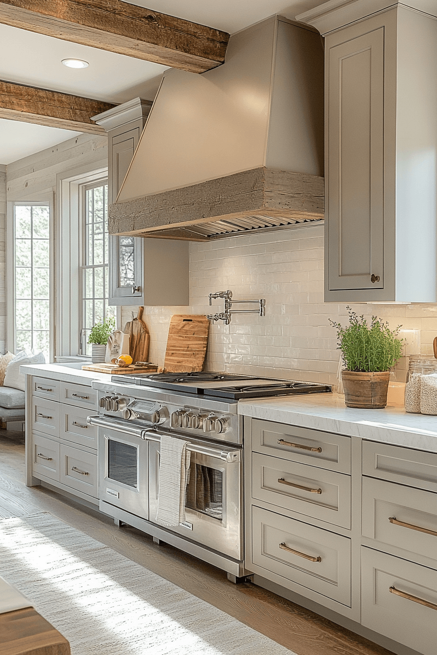 Rustic Farmhouse Kitchen Cabinets
