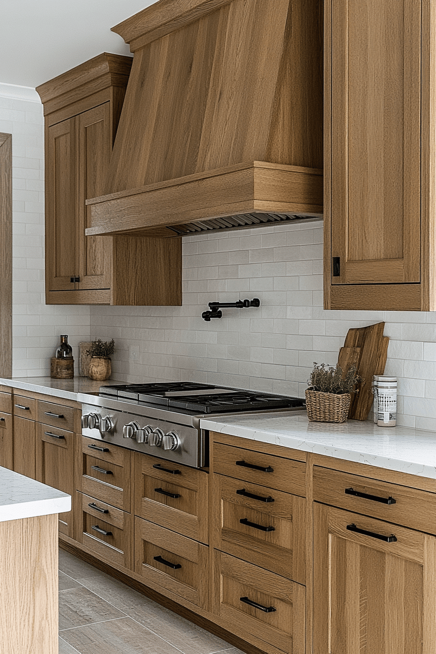 Rustic Farmhouse Kitchen Cabinets