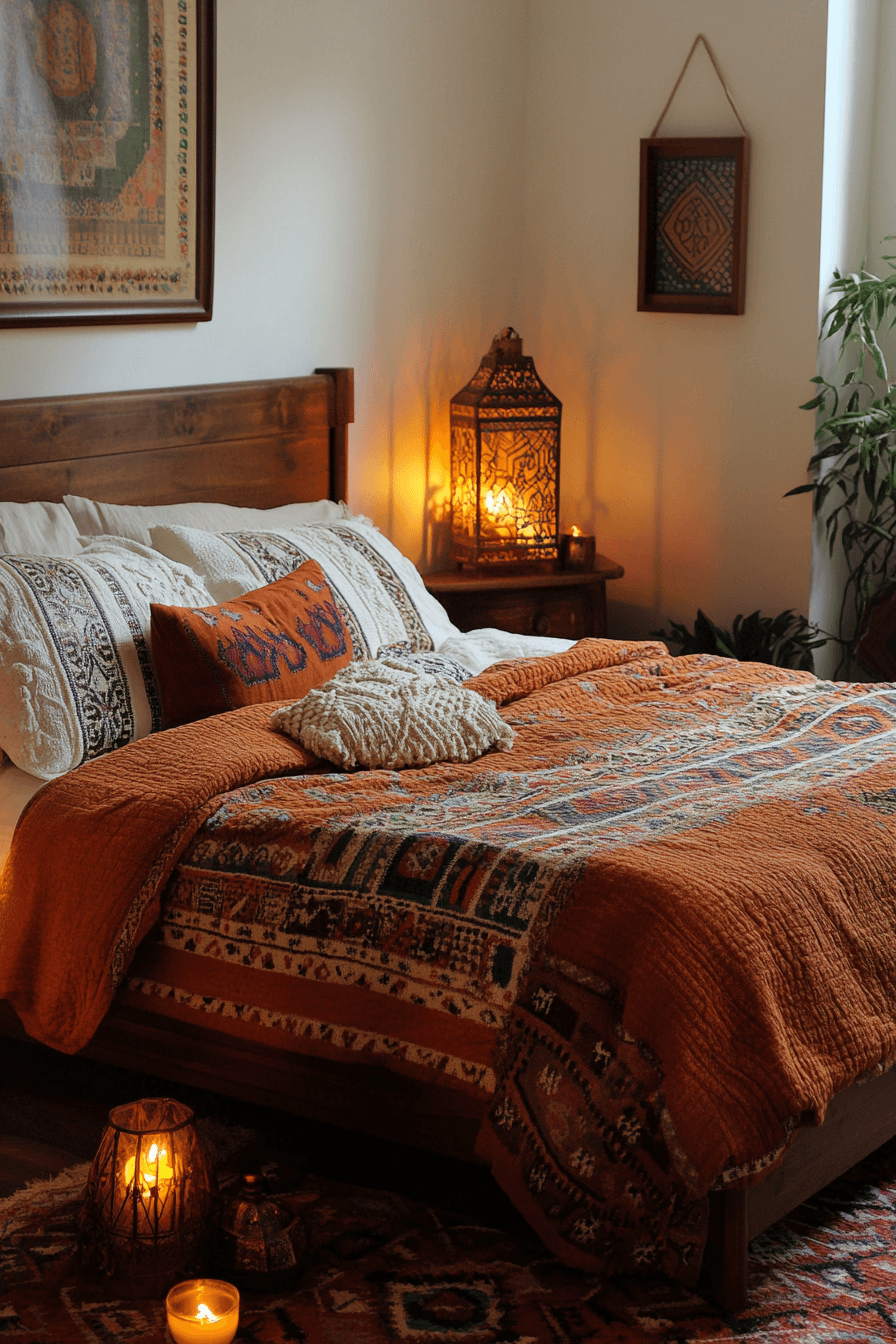 Terracotta Boho Bedroom Ideas