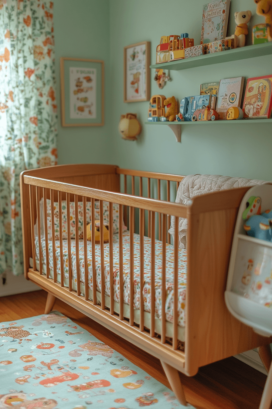 vintage kids room