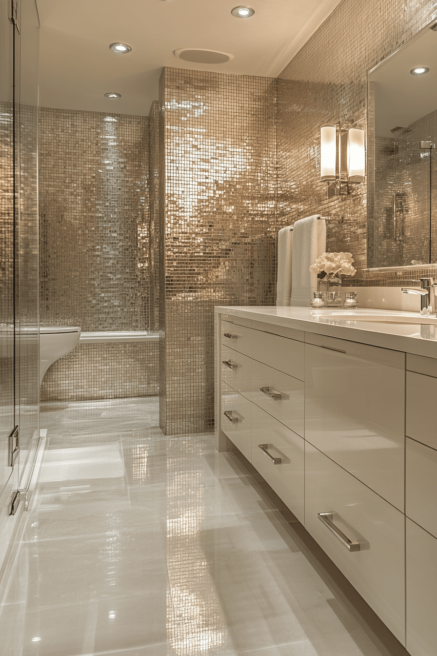 jewel tone bathroom
