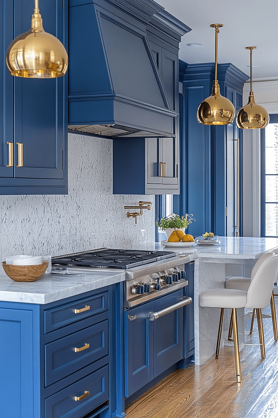 jewel tone kitchen