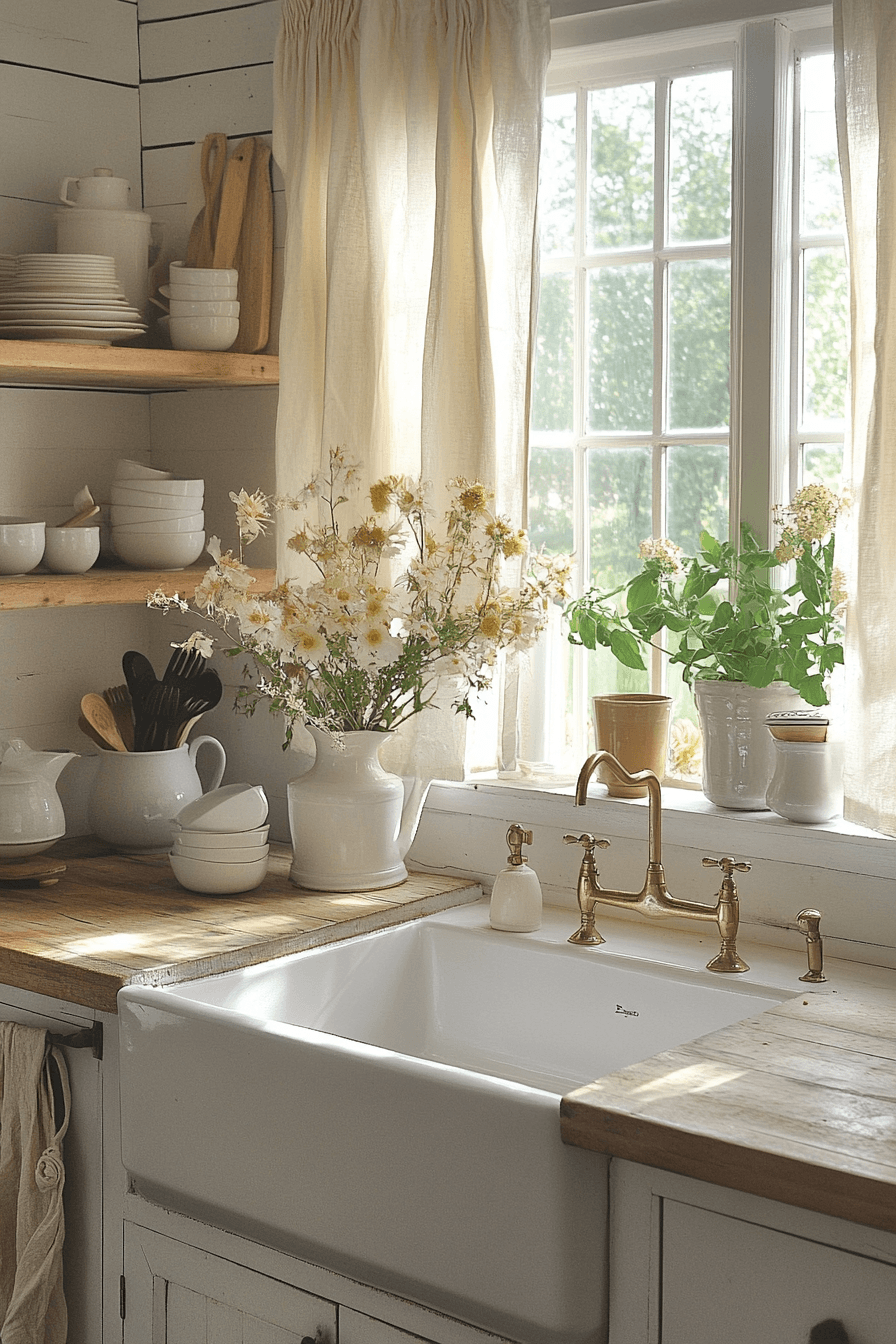 cottagecore kitchen