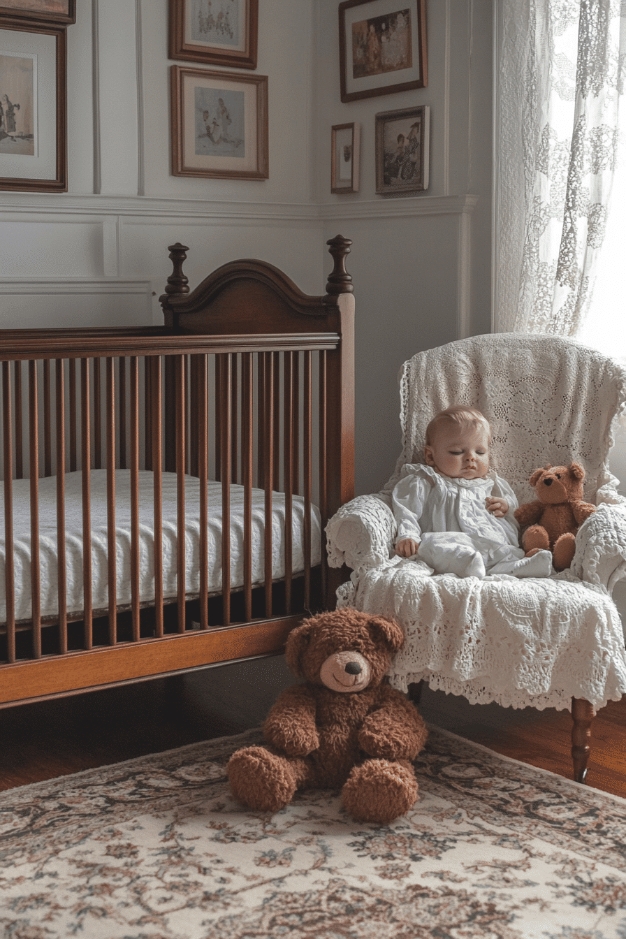 vintage kids room