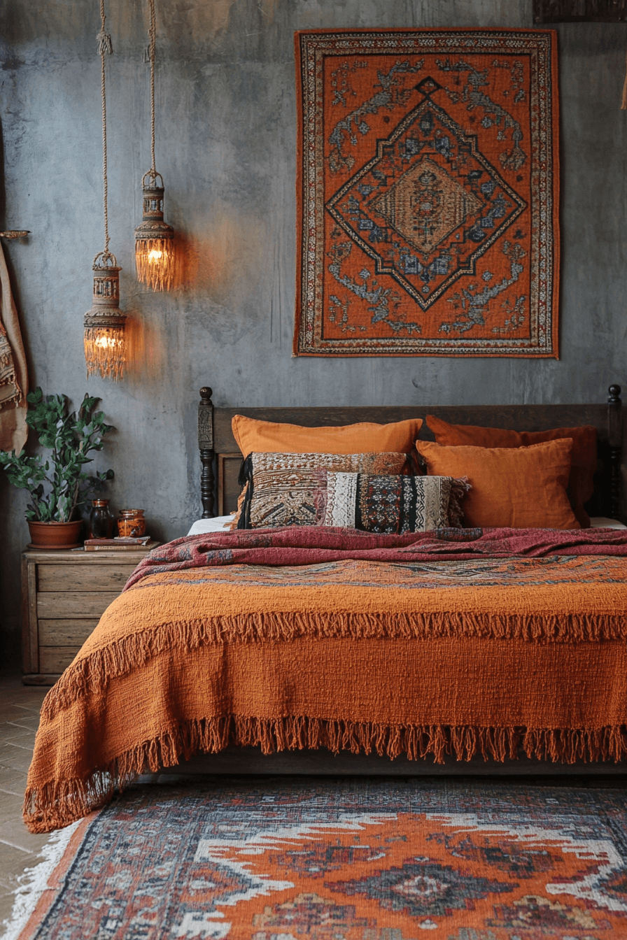 Terracotta Boho Bedroom Ideas