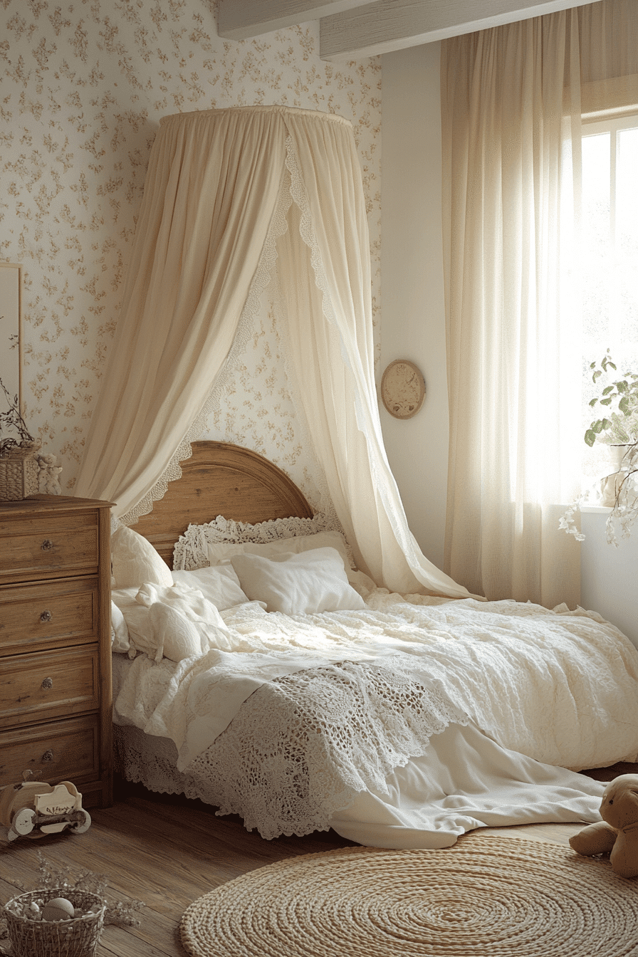 vintage kids room
