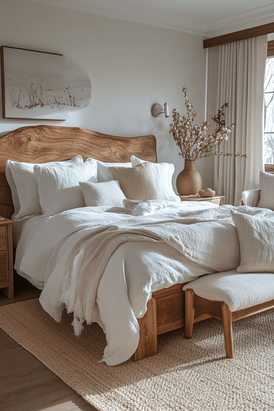 natural wood bedroom ideas
