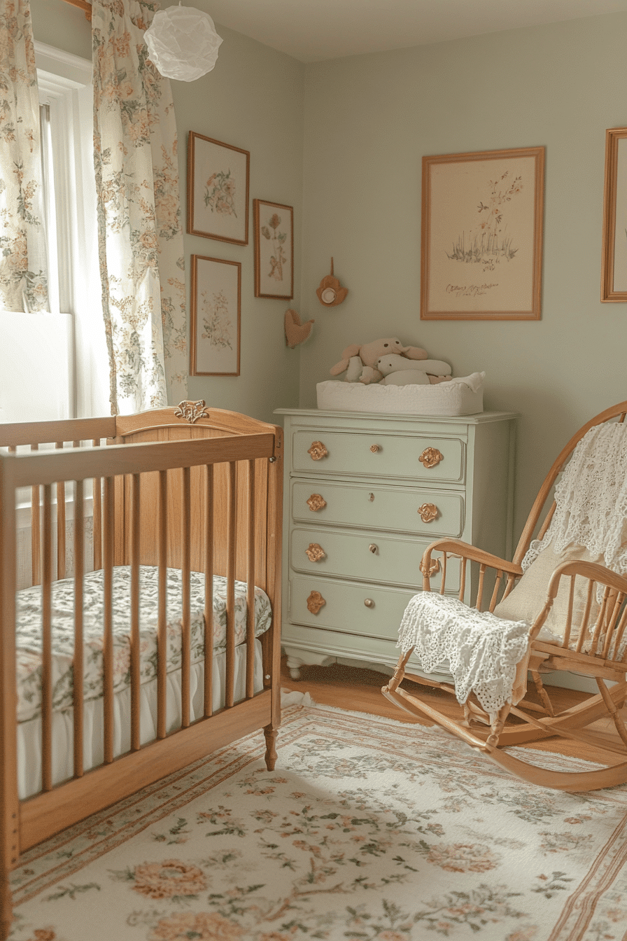 vintage kids room