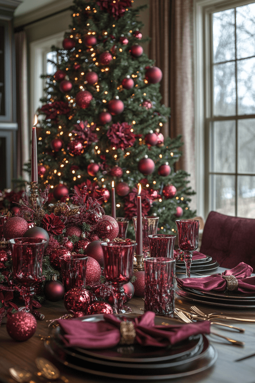 jewel tone christmas decor
