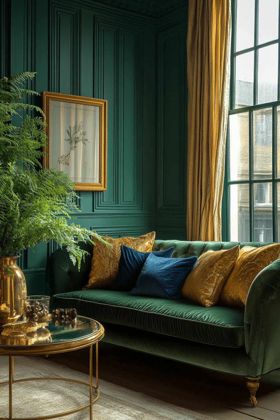 29 Jewel Tone Living Room Ideas That Transform Your Space Into ...