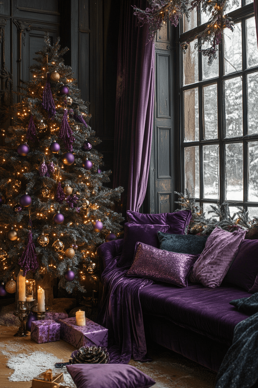 jewel tone christmas decor