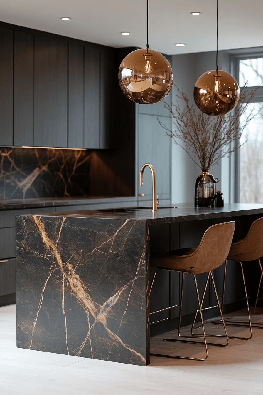 jewel tone kitchen