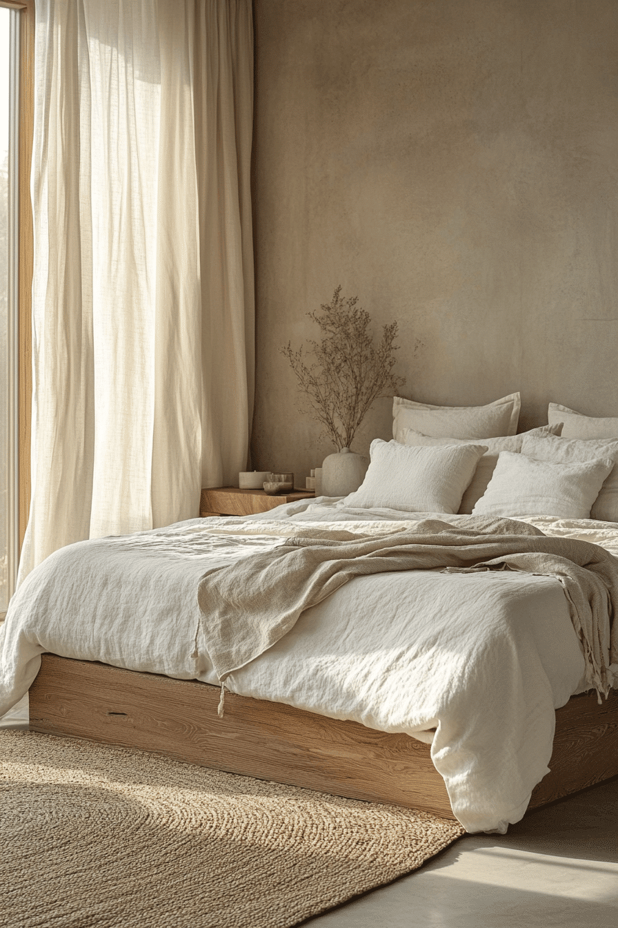 natural wood bedroom ideas
