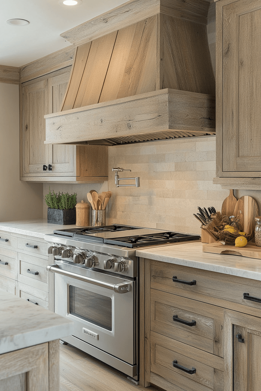 Rustic Farmhouse Kitchen Cabinets
