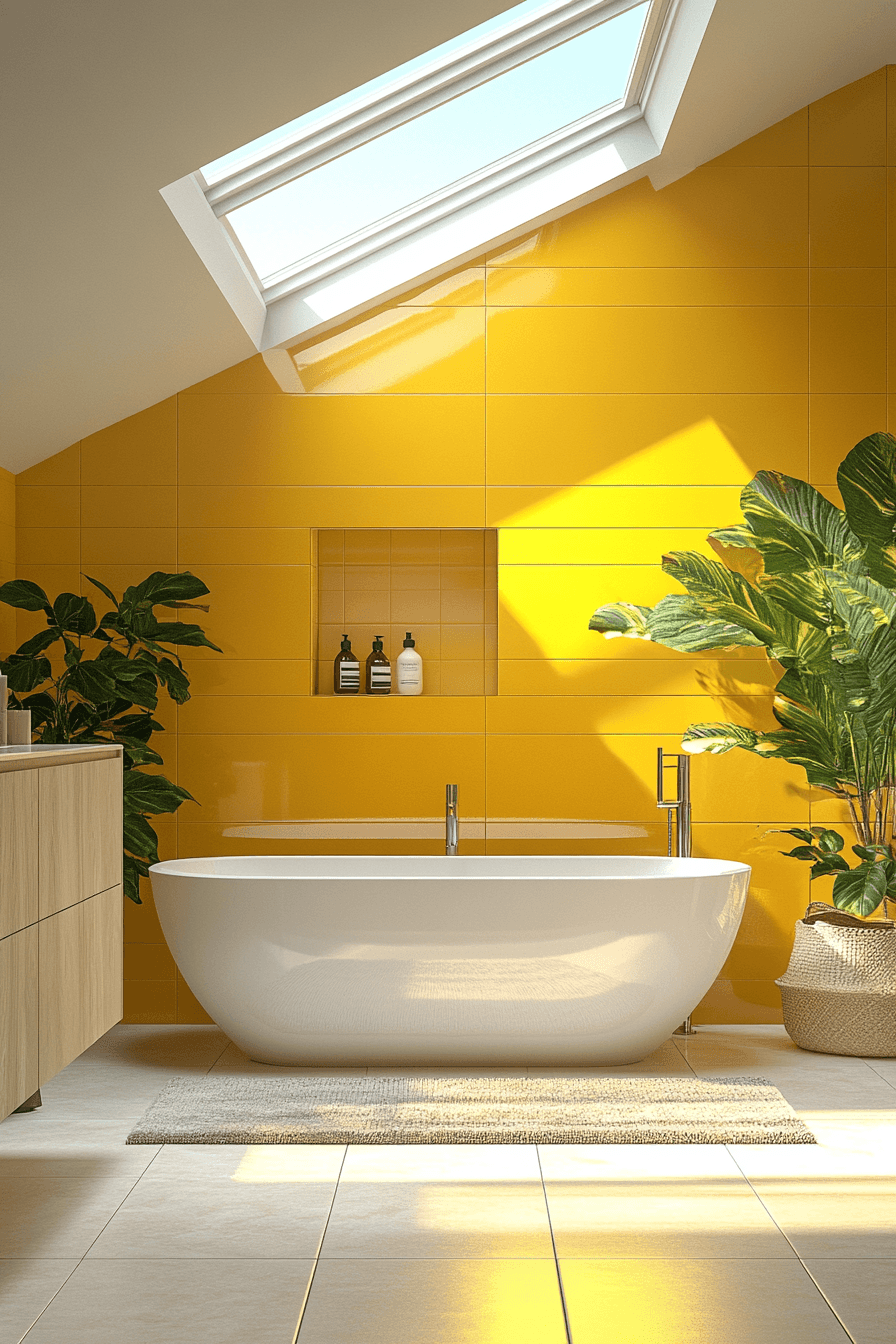 jewel tone bathroom
