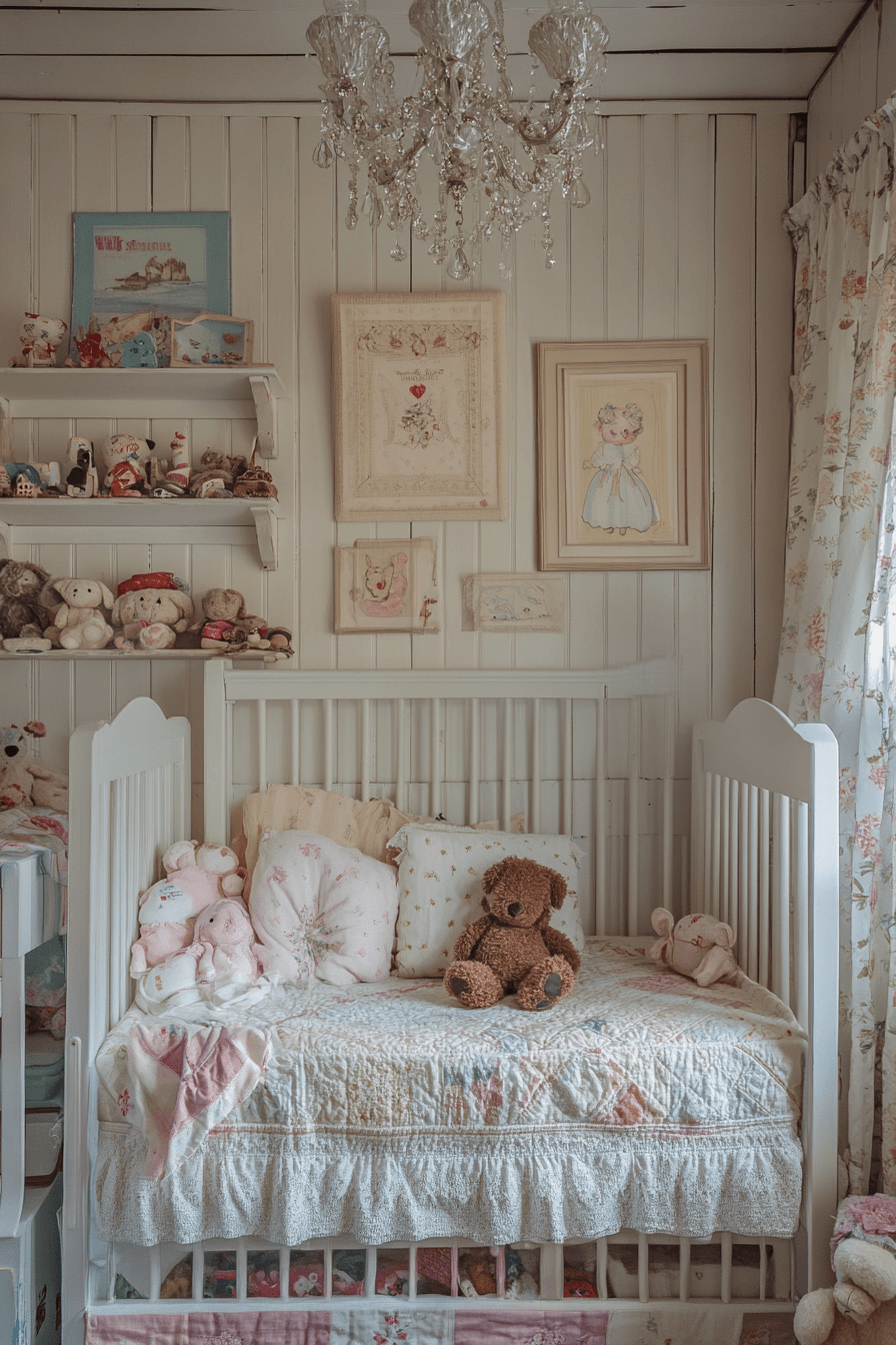 vintage kids room