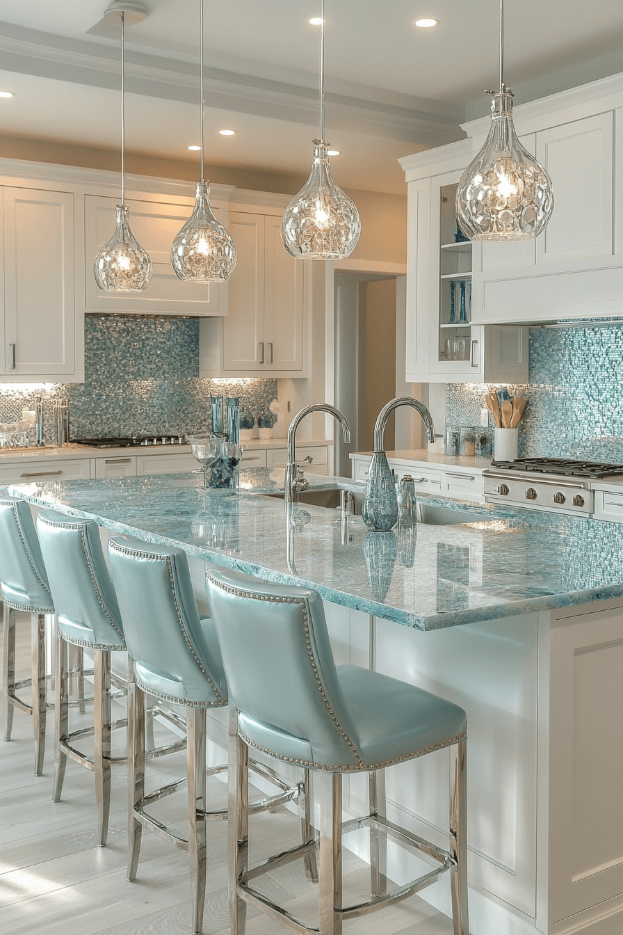 jewel tone kitchen