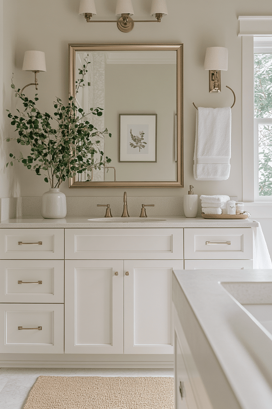 sage green bathroom