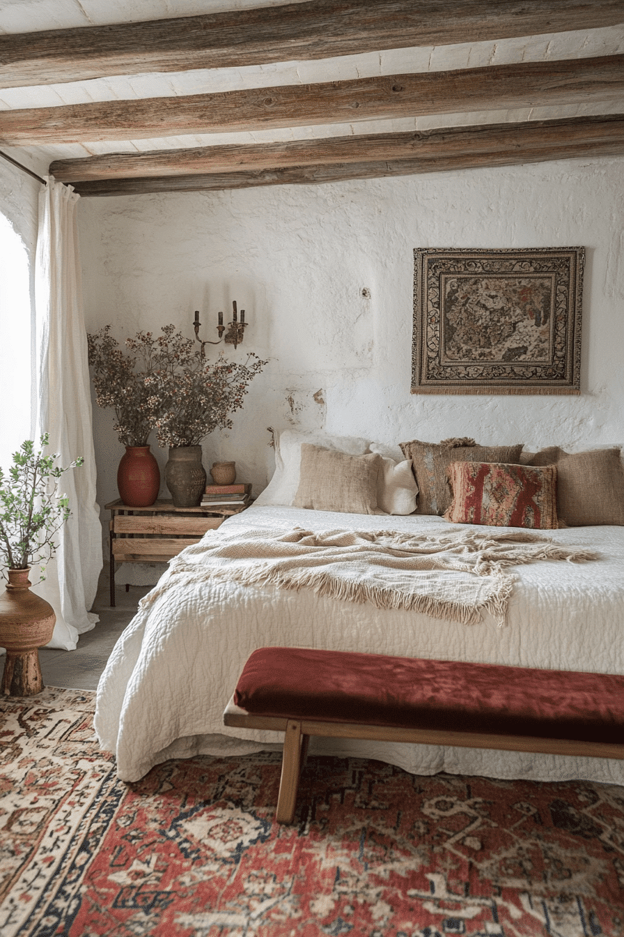 Rustic Boho Bedroom Ideas