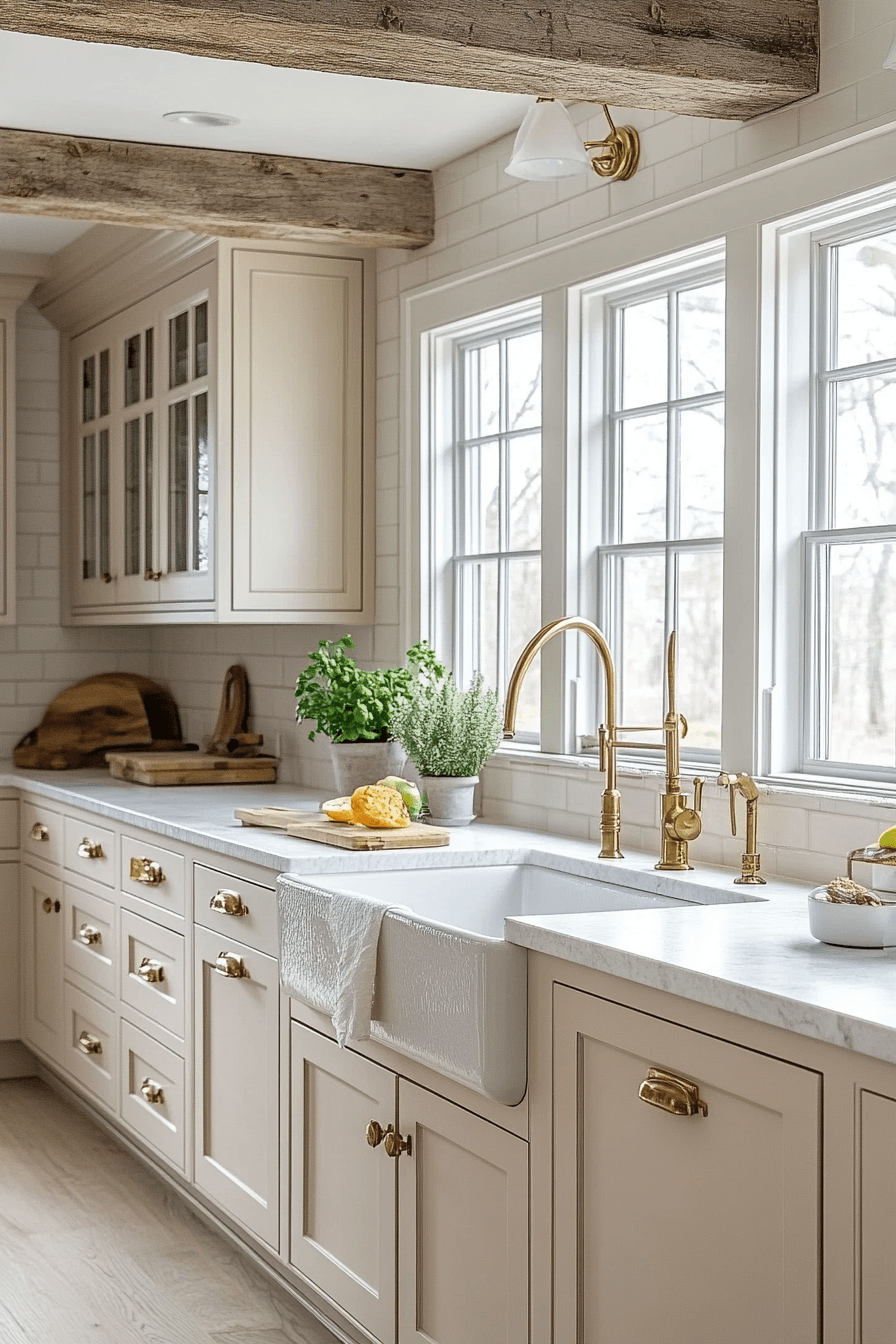 Rustic Farmhouse Kitchen Cabinets