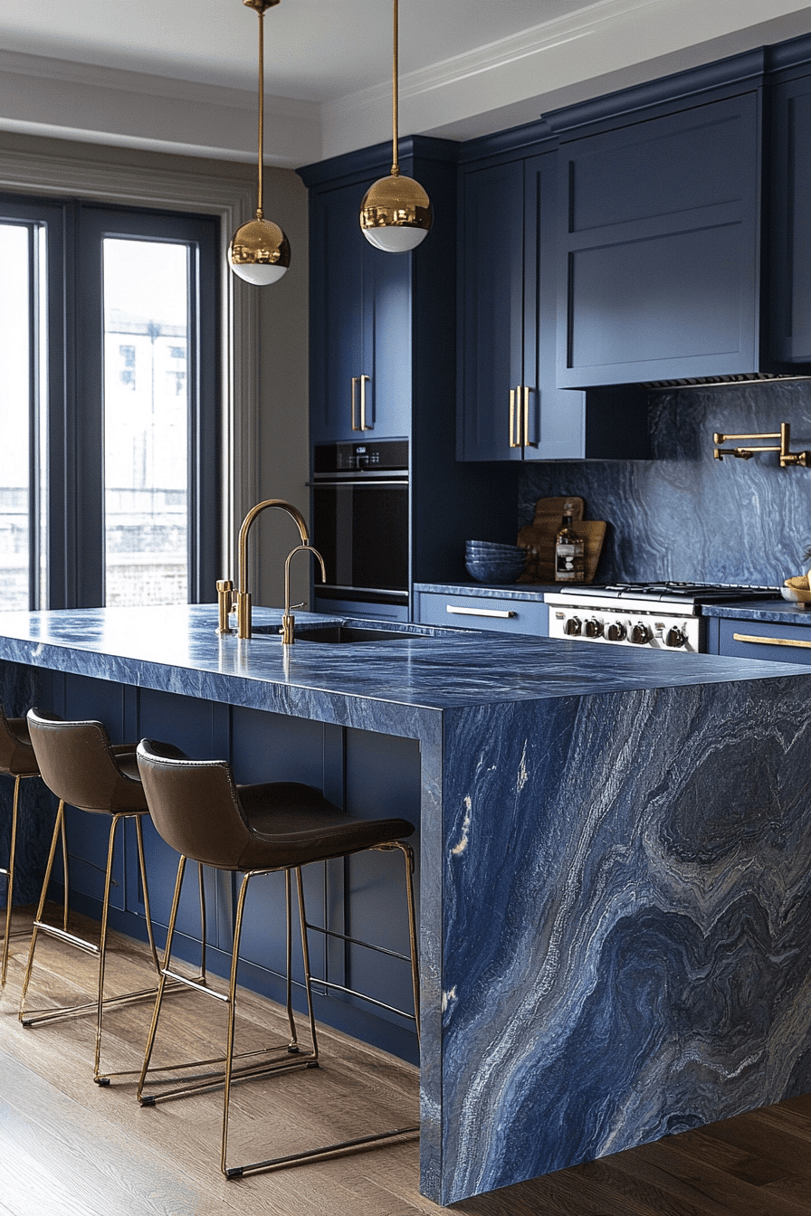 jewel tone kitchen
