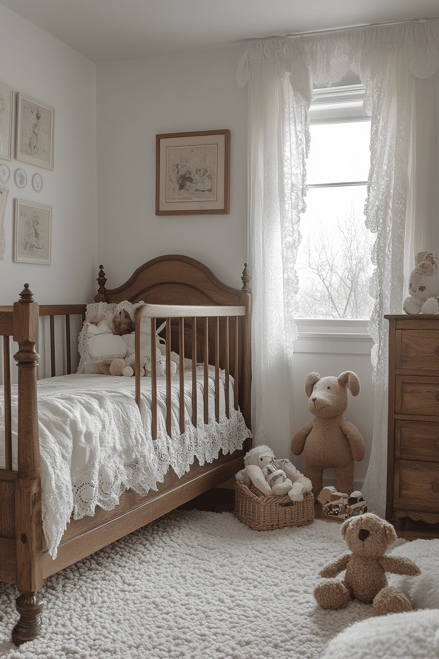 vintage kids room