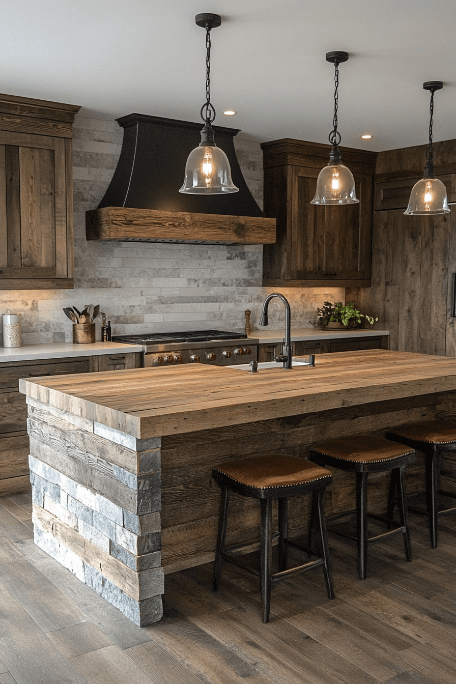 rustic farmhouse kitchen