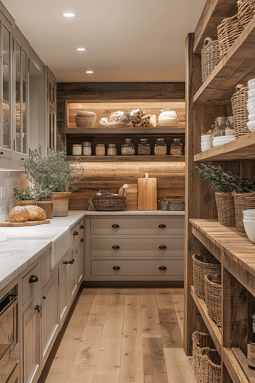 rustic farmhouse kitchen