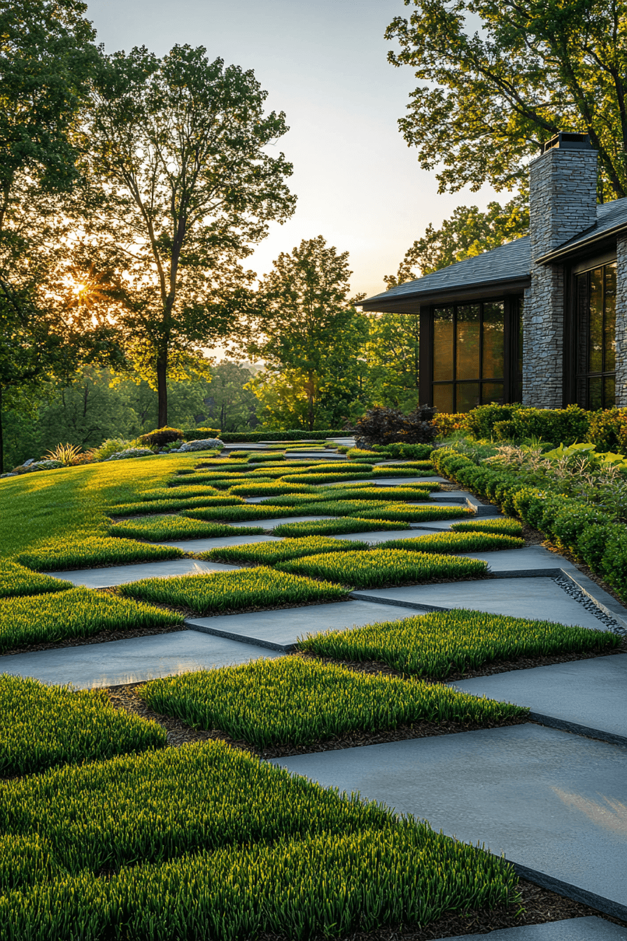 Modern Front Yard