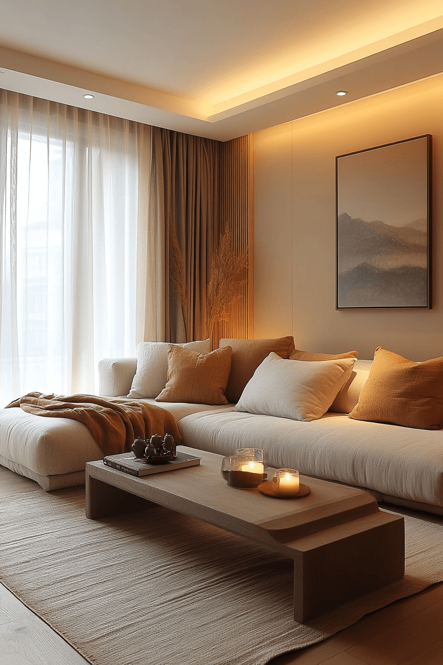 modern minimalist living room