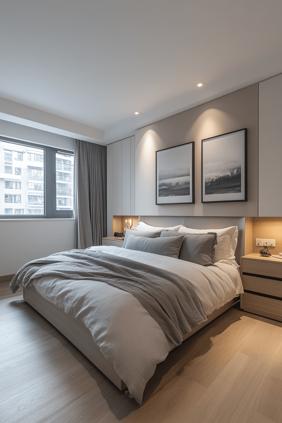 scandi bedroom