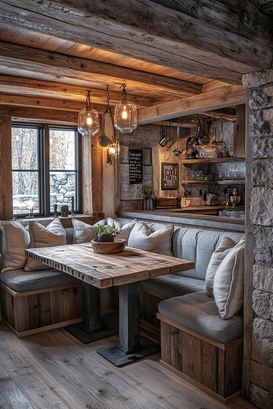 rustic farmhouse kitchen