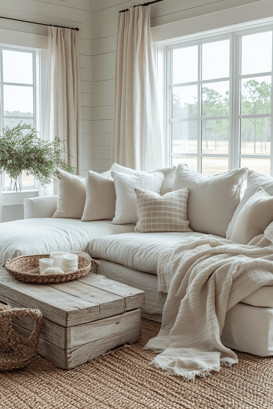 farmhouse living room