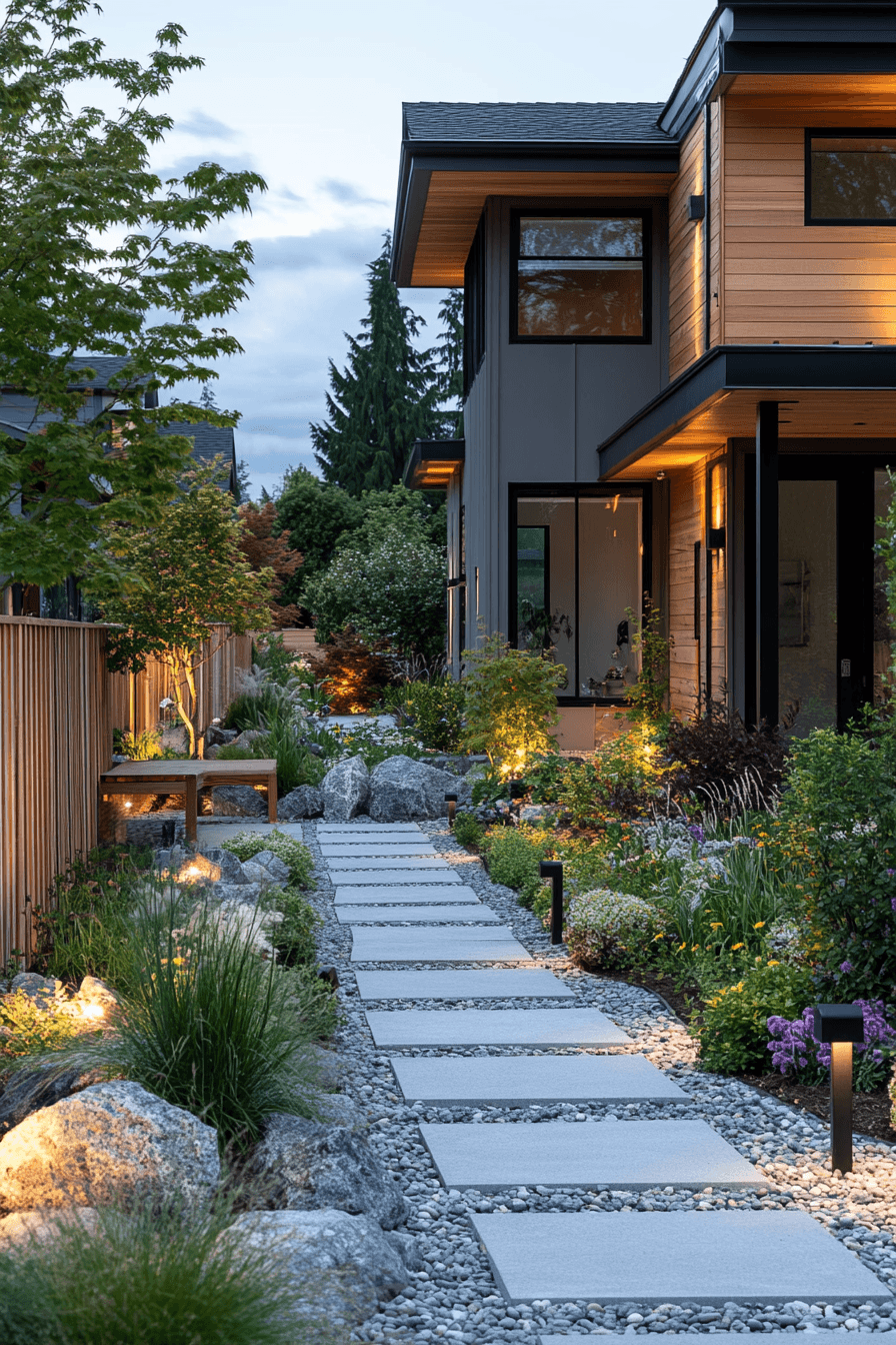 Modern Front Yard