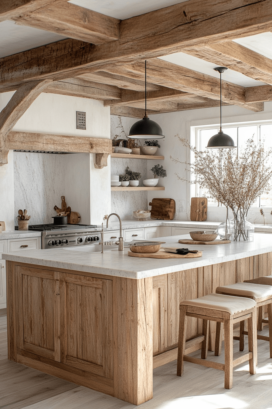 rustic farmhouse kitchen