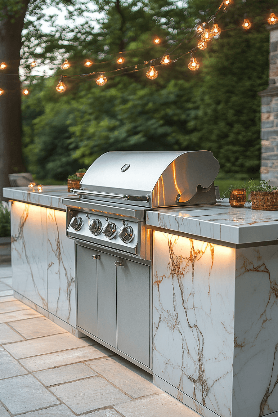 outdoor bbq area