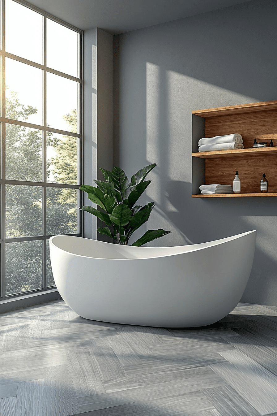 scandi bathroom