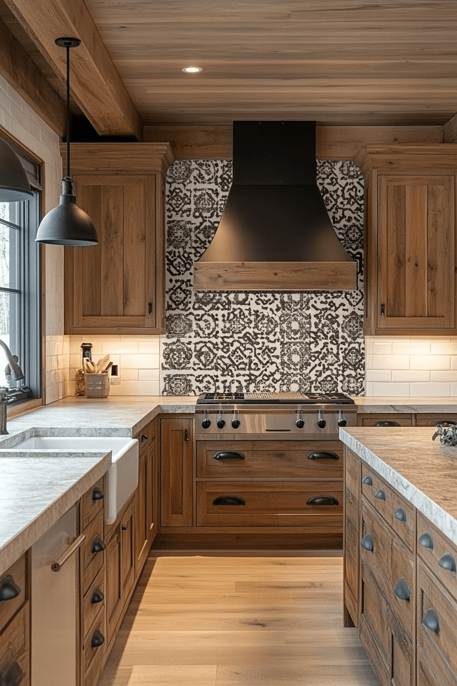 rustic farmhouse kitchen
